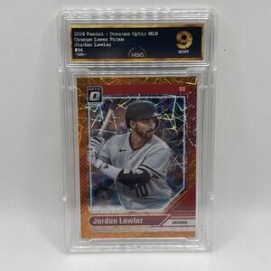 2024 Donruss Baseball Optic Orange Velocity Jordan Lawlar #94 Diamondbacks MLB